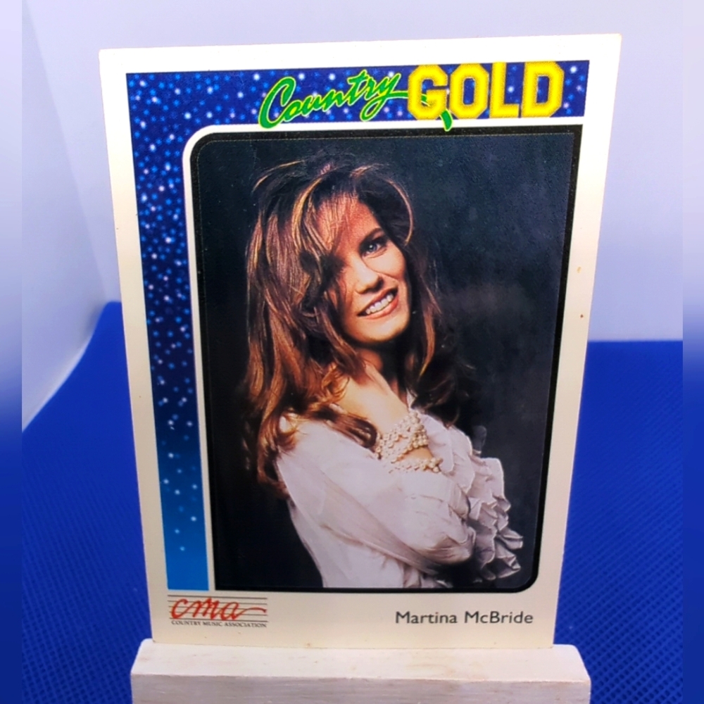 1992 Sterling CMA Country Gold Martina McBride Card #37